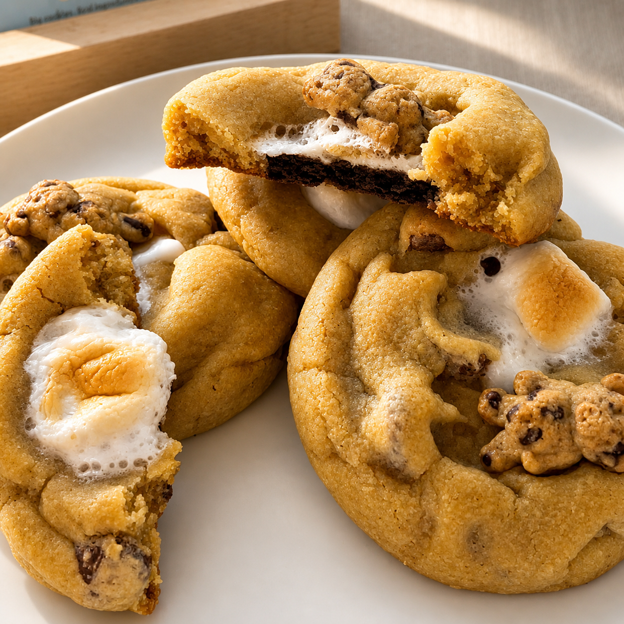 Mini Chocolate Stuffed S’more